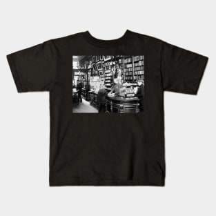 Copenhagen Bookstore, 1899. Vintage Photo Kids T-Shirt